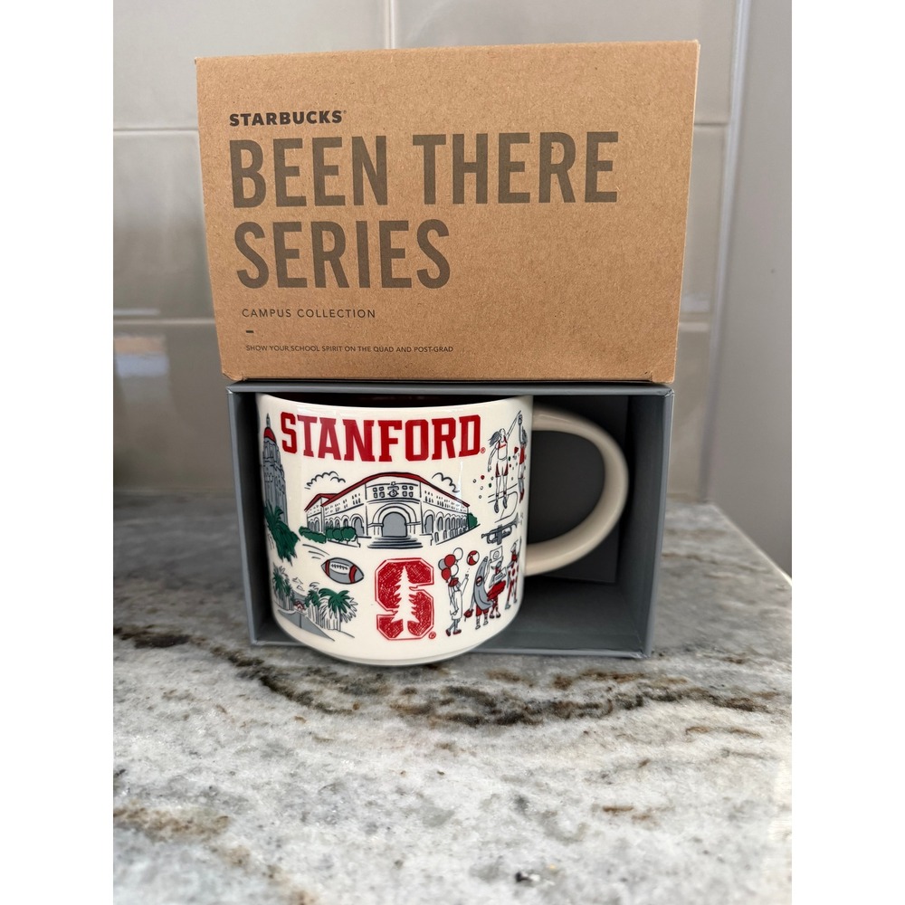 Starbucks Been There Series Stanford University Campus Collection Mug 14oz Red
